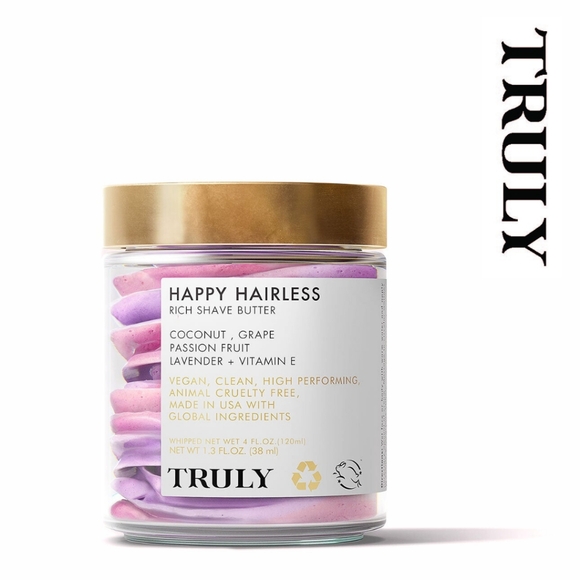TRULY - Happy Hairless Shave Butter- Luxury Whipped Shave Butter - Picture 1 of 5